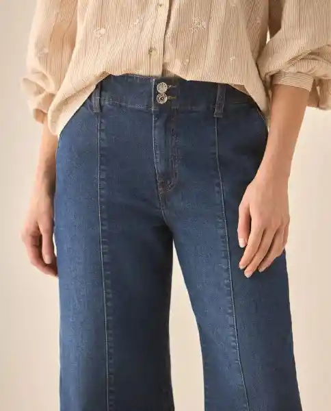 Jean Azul Rivera Medio Talla 8 673G007 Esprit
