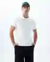 Camiseta Hombre Blanco Talla L 800G000_BLA114001 Americanino