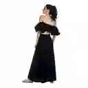 Falda Larga Aster Negra Talla Xs