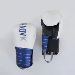 Outshock Guantes de Boxeo Blanco/Azul Talla 14 Oz