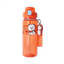 Botella Con Correa y Funda Serie Naranja 800 mL Bt21 Miniso