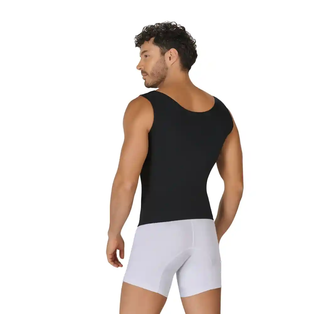 Chaleco Masculino Myd Cierre Frontal Negro Talla S Ch0760