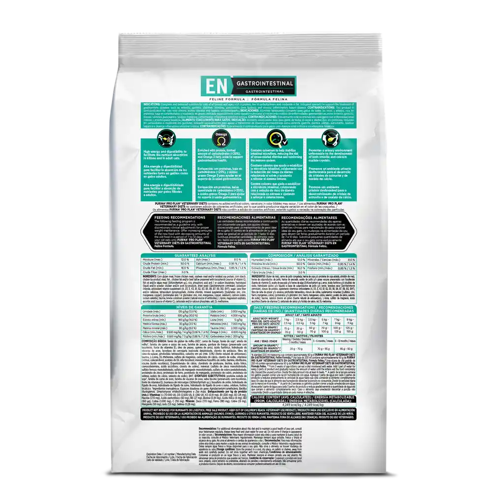 Comida para gato Purina Pro Plan Veterinary Diets EN Dietas Gastroentérico x 1,5kg