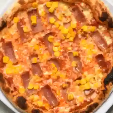 Pizza Bacon y Maíz