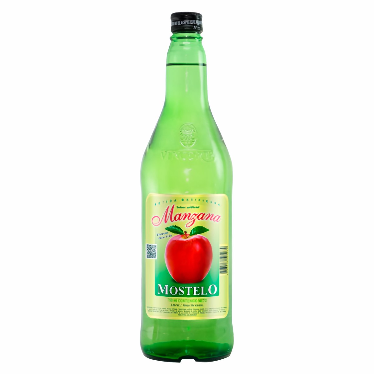 Mostelo Bebida Gasificada sin Alcohol Sabor a Manzana 750 ml