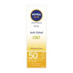 Nivea Protector Solar Facial Sun Anti-Edad Q10 FPS 50