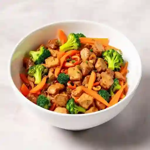 Chop suey con seitan