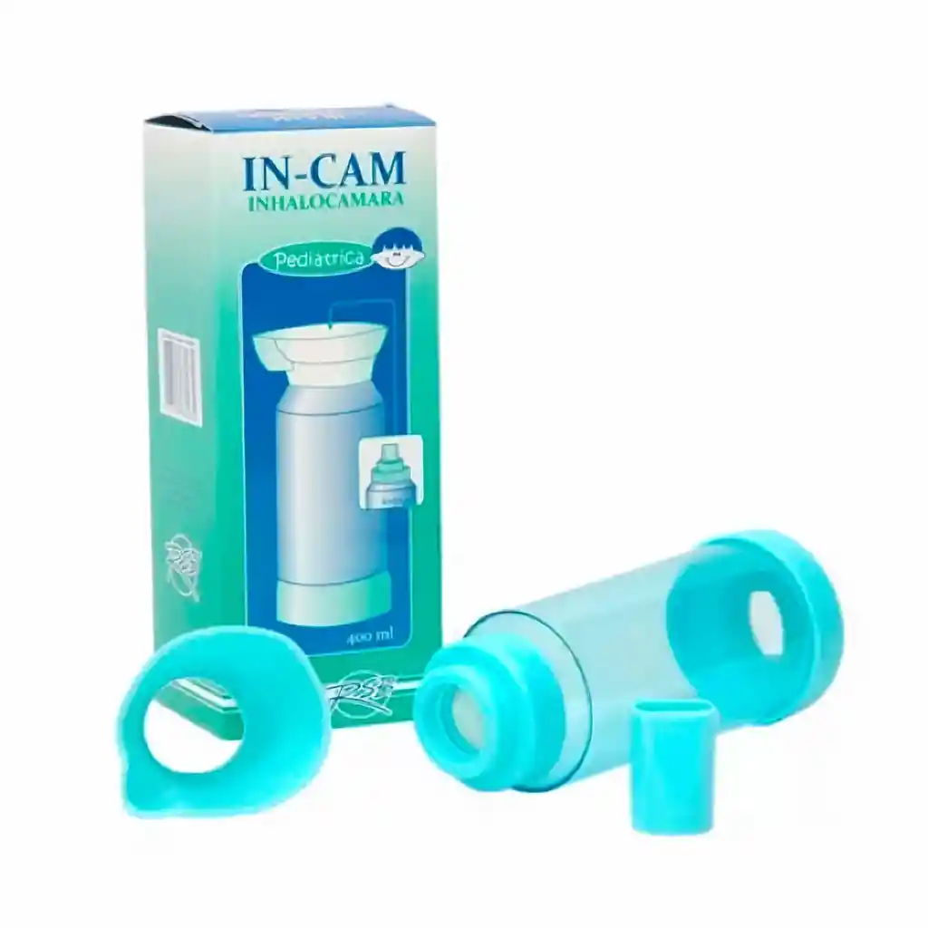 Inhalocamara In-Cam Pediátrico