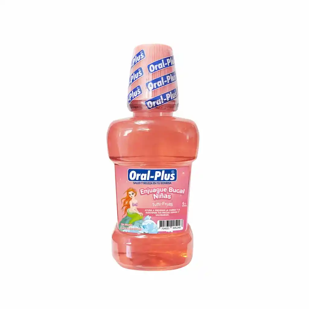 Oral-Plus Enjuague Bucal para Niñas Tutti Frutti