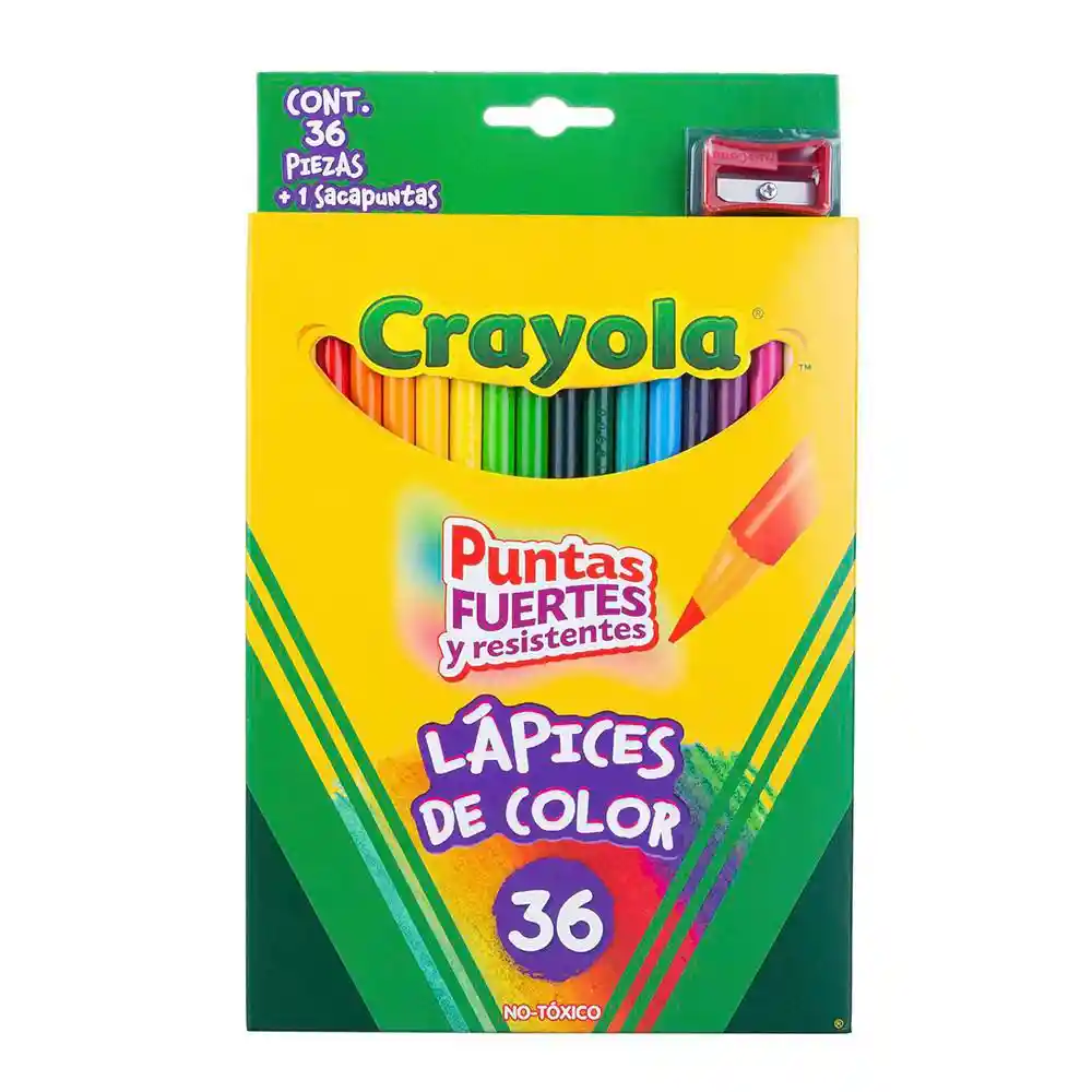 Lápices de Color X36 Crayola