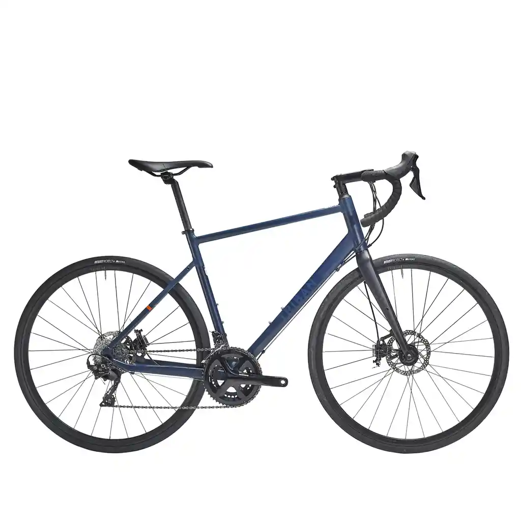 Bicicleta de Ruta Triban Rc 520 Disco 105 - Azul Oscuro