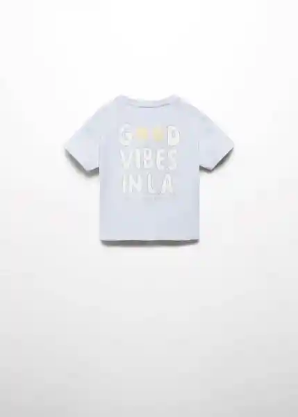 Camiseta Lavibes Celeste Talla 66 Niños Mango