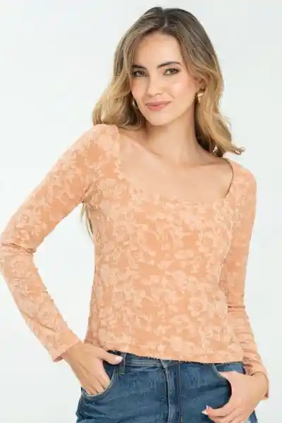 Top Lohan Color Blush Talla L Ragged