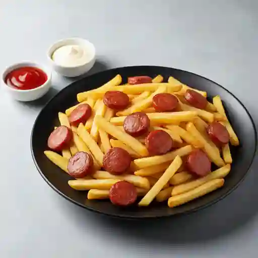 Plato de Salchipapas