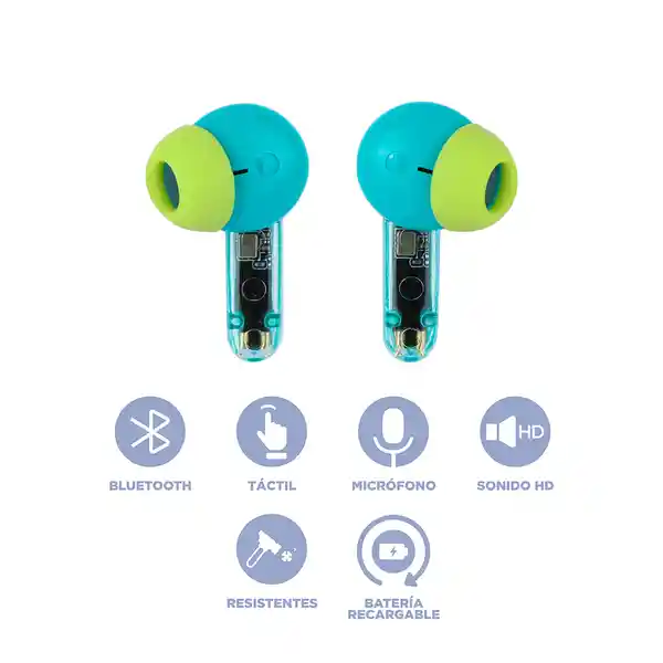 Audífonos Cian Serie Modelo S200 Miniso