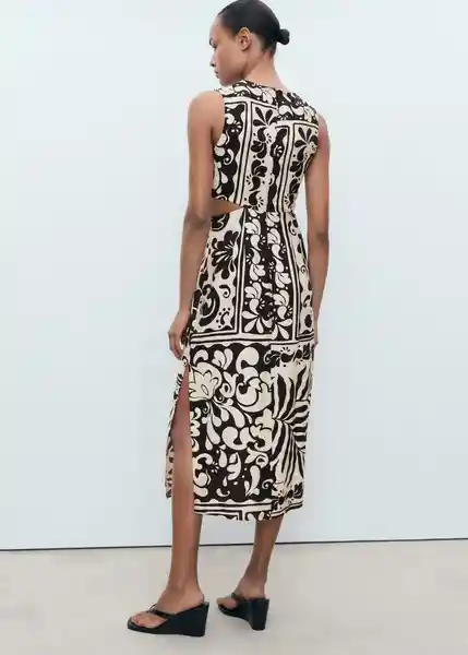 Vestido Olimpio Negro Talla S Mujer Mango