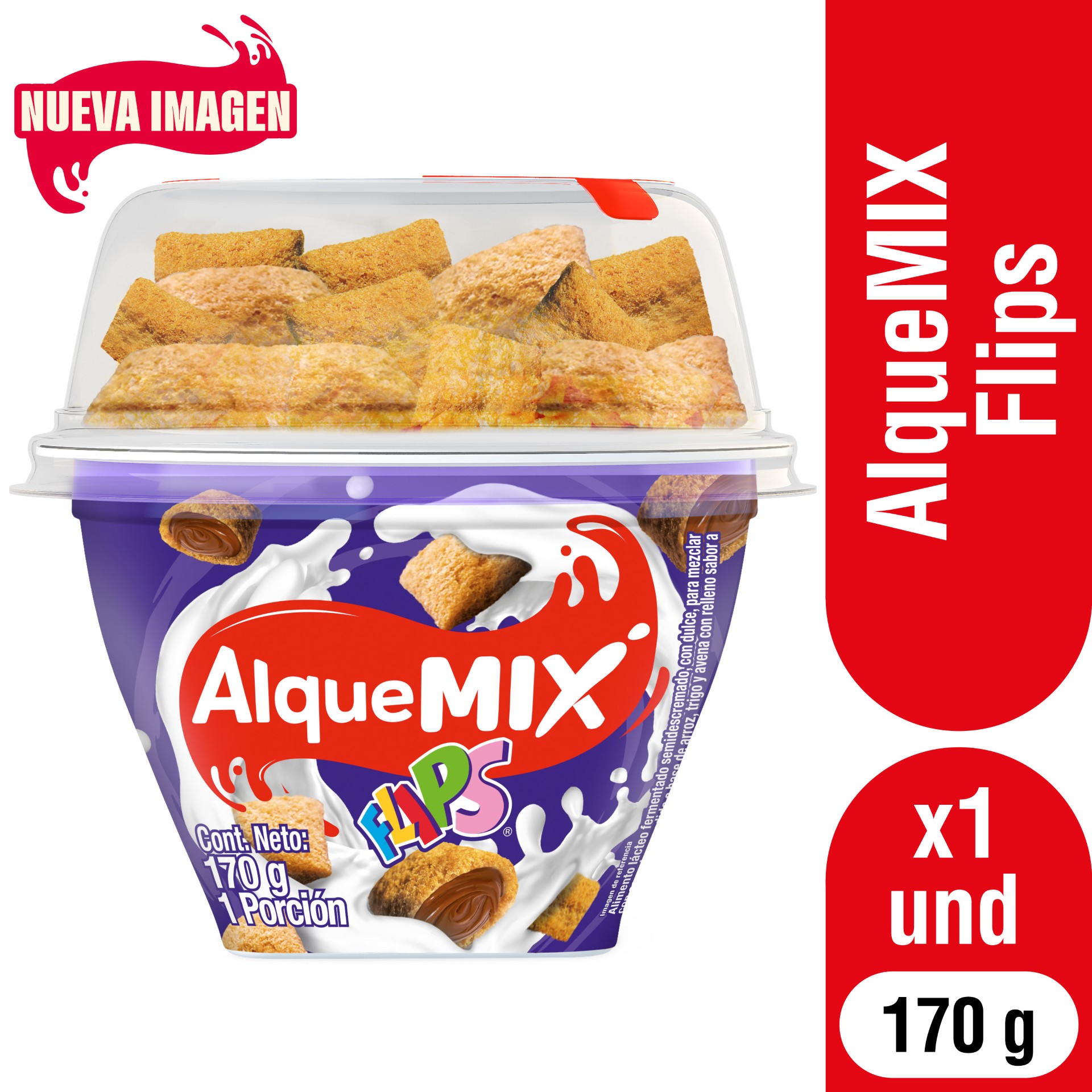 Alqueria Yogurt Con Cereal Alquemix Flips 170 g