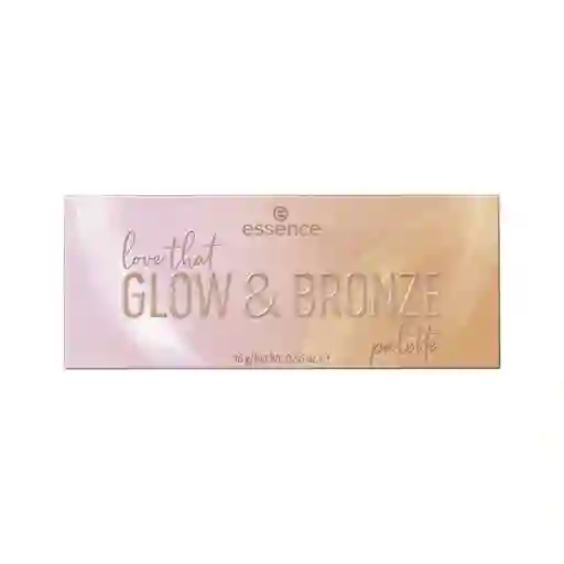 Bronzer e Iluminador Essence Paleta Love That Glow & Bronze