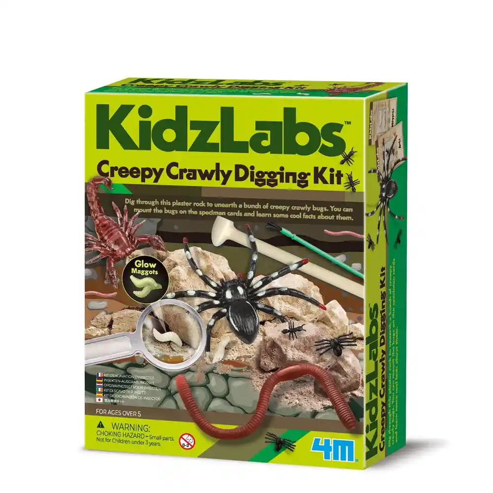 KidzLabs Kit de Excavación de Bichos Espeluznantes