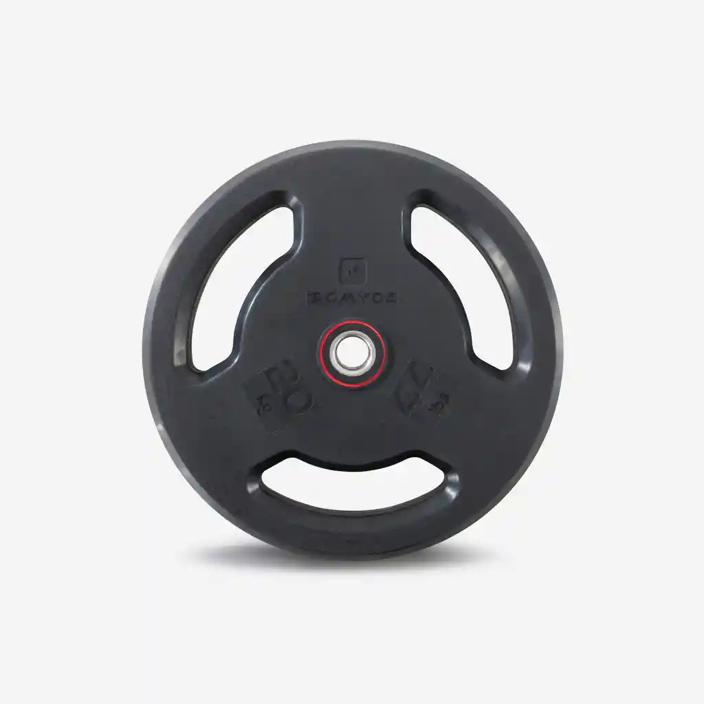 Disco de Caucho Para Musculación de Corength Negro