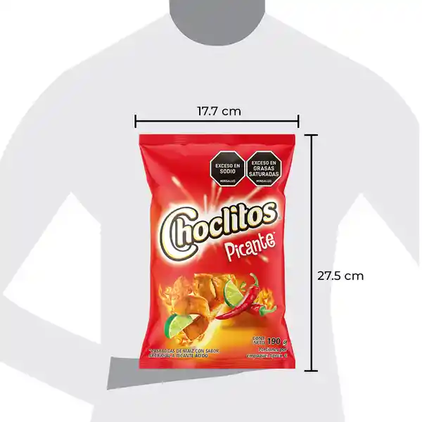 Choclitos Snack Picante 190 g