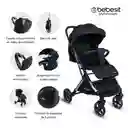 Bebesit Coche Travel System Compacto Pixel Dark Black