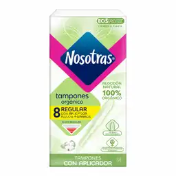 Nosotras Tampones Orgánicos con Aplicador