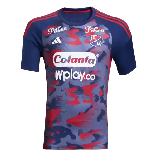 Adidas Camiseta Medellin Dim Manga Corta Hombre Rojo Talla M