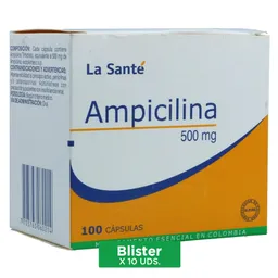 Santé Ampicilina (500 Mg) Blister X10