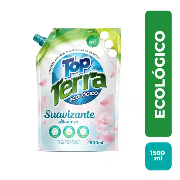 Top Terra Suavizante Fragancia Vegana 1500 mL