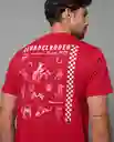 Camiseta Hombre Rojo Talla M 109G007_ROJ191764 Rifle