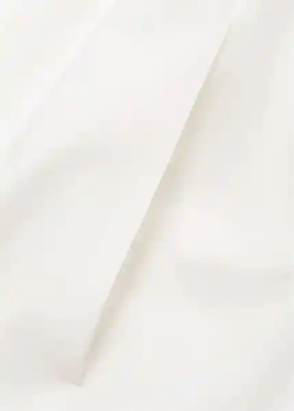Vestido Cuty Blanco Talla M Mujer Mango