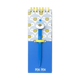 Miniso Libreta Memo Con Bolígrafo Pen Pen Mini Family Series