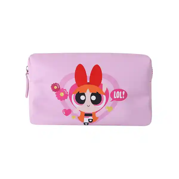 Cosmetiquera de Corazón Las Chicas Superpoderosas Rosa Miniso