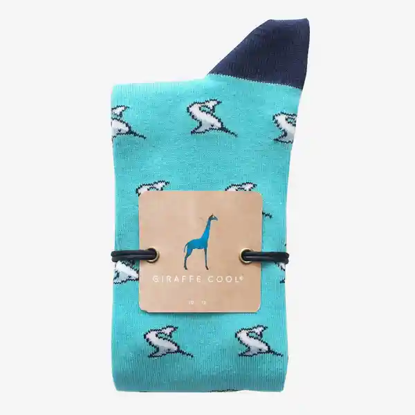 Giraffe Cool Medias Delfines Azul y Celeste