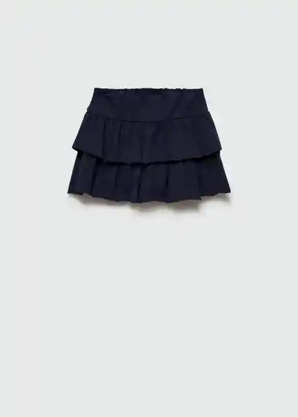 Falda Sindy Navy Talla 06 Niñas Mango