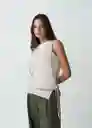 Saco Tejido Mujer Crudo Ballueca Claro Talla M 482G084 Naf Naf