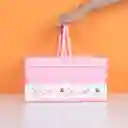 Organizador de Plástico Plegable Ratora Rosa Miniso