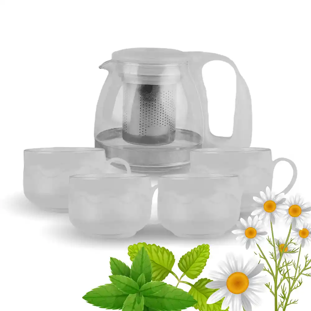 Miniso Juego Para té Transparente