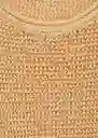 Saco Jersey Dorae Camel Talla XS Mujer Mango