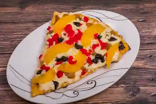 Porción pizza tropical