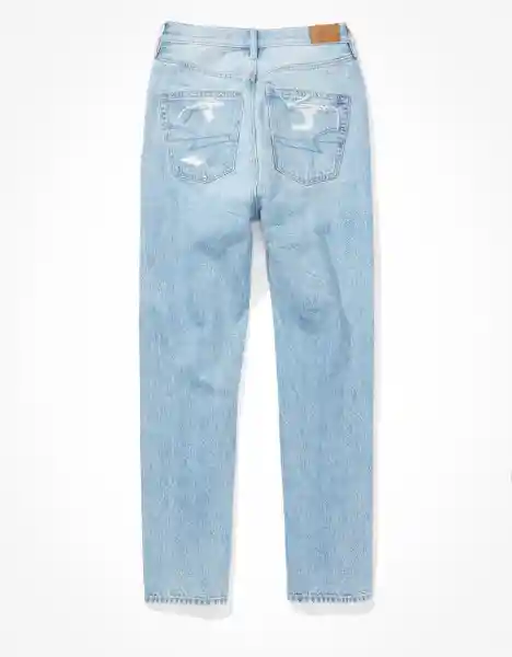 American Eagle Jean Boyfriend Regular Azul Soplado Talla 8