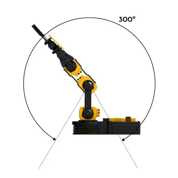 Steren Kit de Brazo Robótico Mecánico con Control Alámbrico