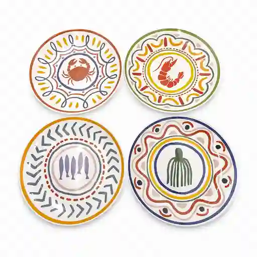 Set Plato Principal Pesca Del Dia 27 cm Ambiente Gourmet