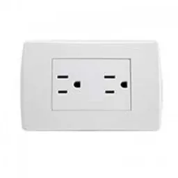 Ciles Kit Toma Corriente Doble Spazio Blanco