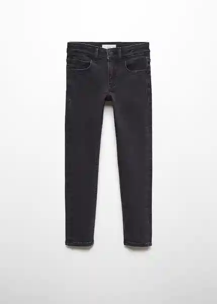 Jean Skinny Tejano Niños Negro Talla 6 Mango