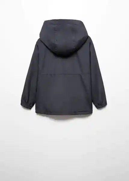 Abrigo Parka Kevin Negro Talla 10 Niños Mango