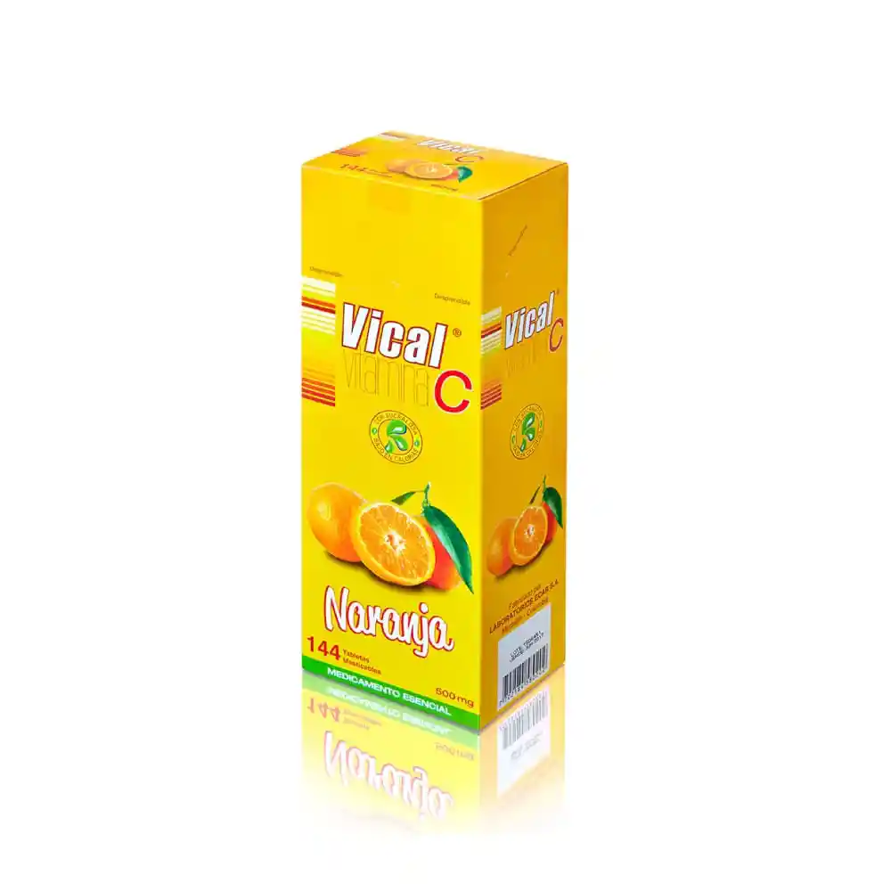 Vical C Sabor a Naranja (500 mg)