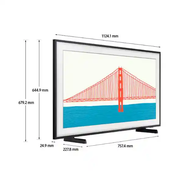 Samsung Televisor Smart TV 50'' 4K UHD QLED The Frame 50LS03AA 