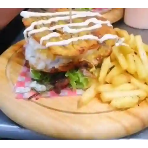 Patacon con Carne